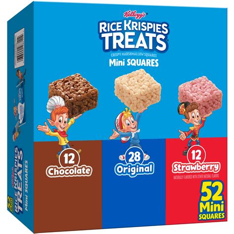 Rice Krispies Treats Variety Pack Chewy Mini Crispy Marshmallow Squares ...
