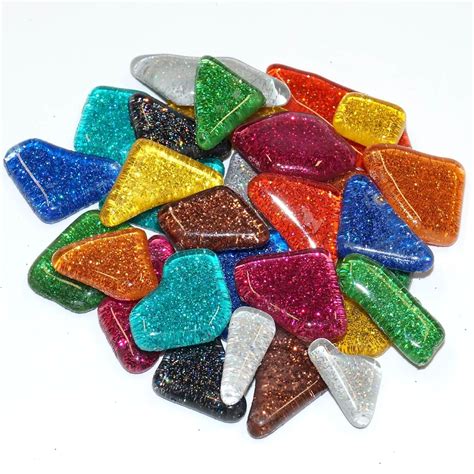 Glassteine Mosaik Soft glitter Mix | Einzigartiger Look | Mosaik Shop ...