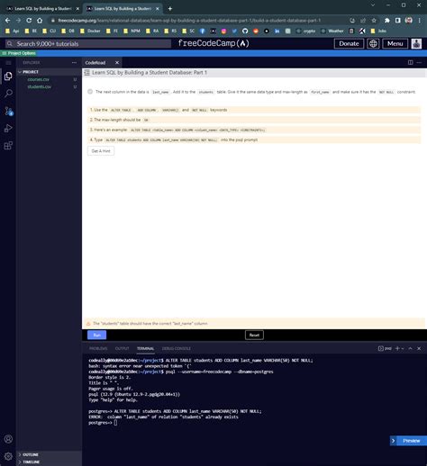Image result for To Crteate a Student Database Using Procedures in SQL