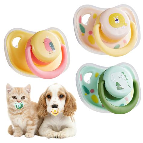 Amazon.com: 3pc Pet Dog Silicone Pacifier,2024 New Puppy Pacifier for ...