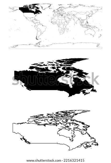 Canada Map Vector 的图像结果
