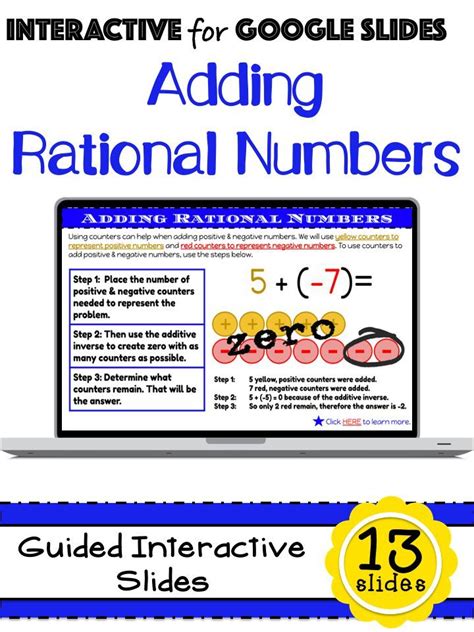 Adding Rational Numbers Lesson 4.2 的图像结果