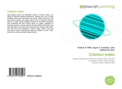 Search results for "science citation index"