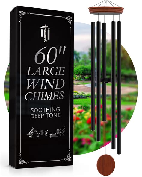 Amazon.com : 60" Extra Large Wind Chimes for Outside Deep Tone ...