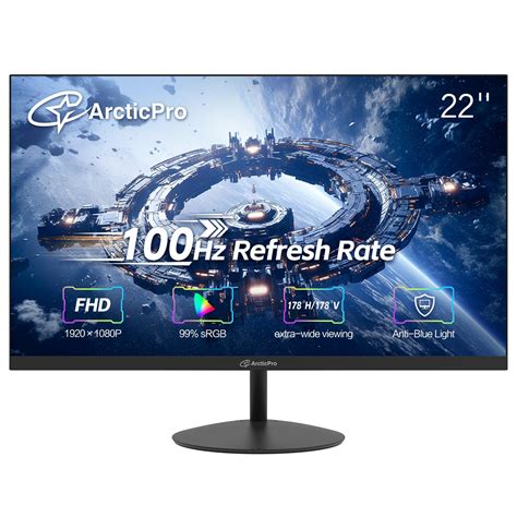 ArcticPro 22 inch Class Thin Full HD (1920 x 1080p) Computer Monitor ...