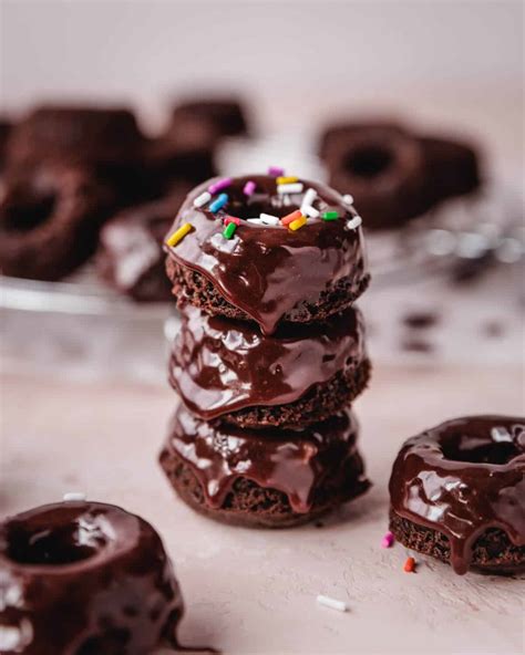 Chocolate Mini Donuts - Kickass Baker