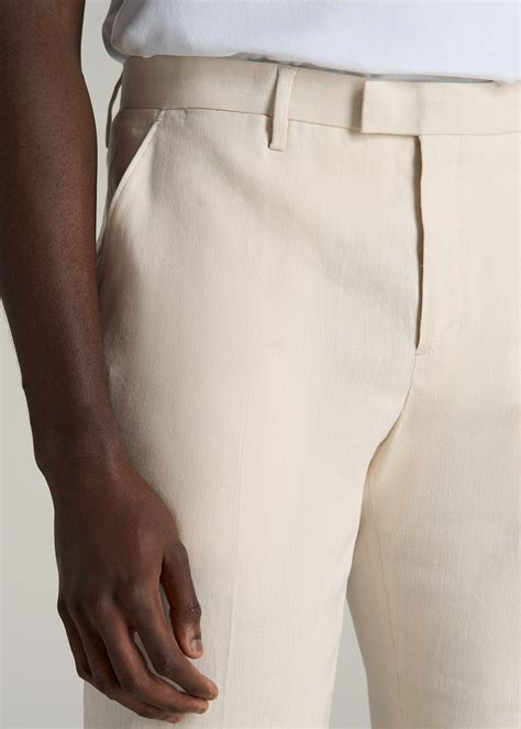 Stretch Linen Dress Pants for Tall Men | American Tall