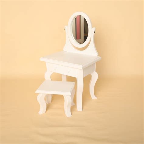 Dressing Table Baby Photoshoot Prop with Stool – Elegant Vanity Setup ...