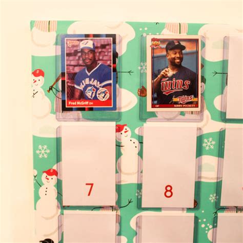 Tailgate DIY: Baseball Card Advent Calendar - Tailgate Mercantile Company