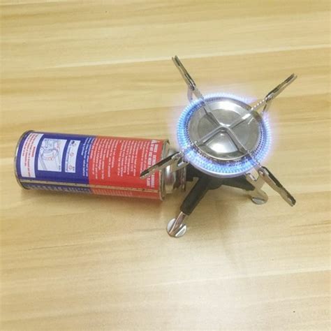 Buy Folding Portable Mini Camping Stoves Stainless Steel Head Gas ...