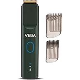 Vega P1 Battery Powered Beard Trimmer for Men, USB C Type, 160 Mins ...