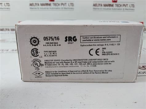 Roxtec Rm60 Multidiameter Module – Aeliya Marine Tech