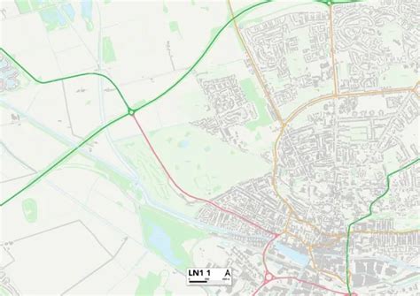 Image result for Ln Postcode Map