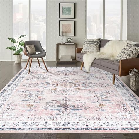 Amazon.com: LIVEBOX Washable Area Rugs 9x12 Living Room, Soft Non-Slip ...