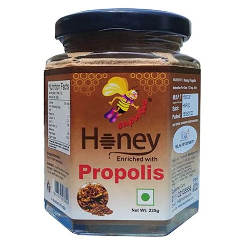 Superbee Honey Enriched with Propolis 225 gm | Natural Immunity Booster ...