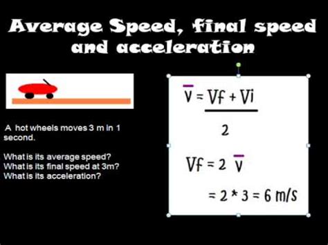 Image result for Calculate Final Speed From Acceleration