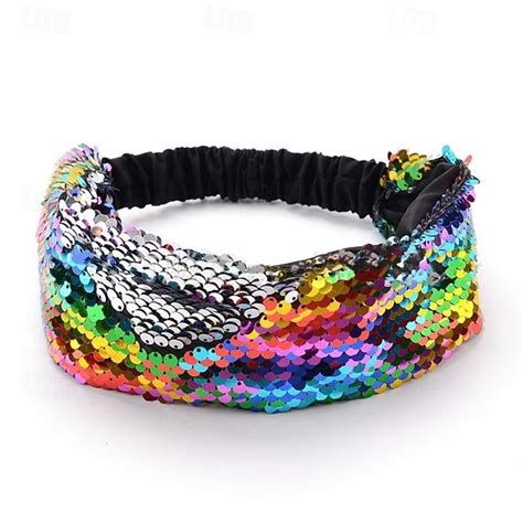 Sequin Headbands Elastic Stretch Sparkly Fashion Headband for Teens ...