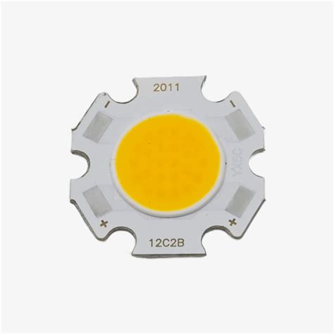 12W LED Chip - High Power Warm White Star COB Light 300mA ...