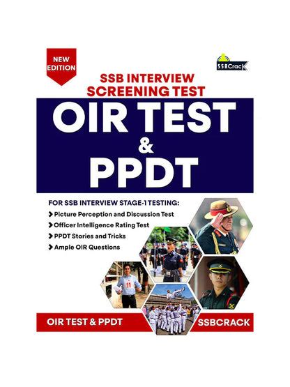 OIR Test & PPDT Book - SSB Interview Screening Test - Stage 1 Testing