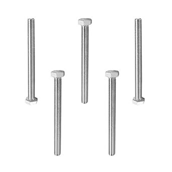 MroMax 5PCS Hex Bolts M8x90 Thread 316 Stainless Steel Hex Screws Bolts ...