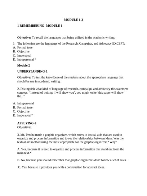 Image result for Module Grade 1 Sample