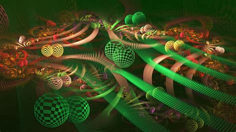 Download wallpaper 1920x1080 fractal, balls, shape full hd, hdtv, fhd ...