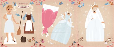 Image result for Cinderella Paper Doll Tutorial