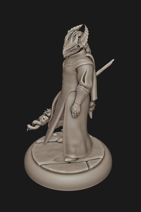 🧙 Dragonborn sorcerer | dnd miniature | by Deltorvik・Free STL File for ...