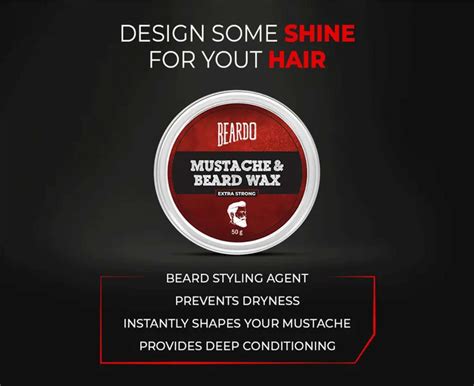 Buy BEARDO BEARD & MUSTACHE WAX EXTRA STRONG - 50 GM Online & Get Upto ...