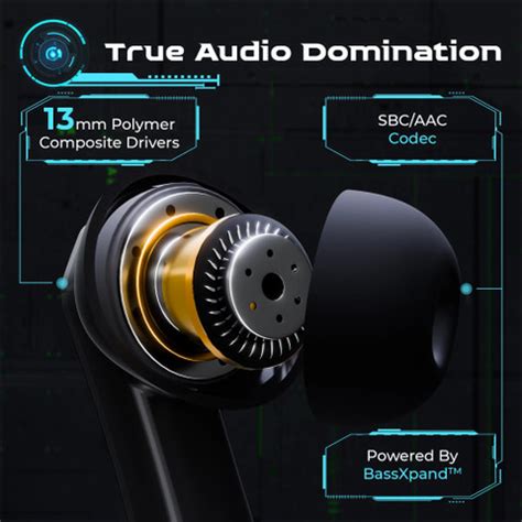 TRIGGR Kraken X4 with 13mm Drivers, 40ms Latency, ENC, 60H Battery ...