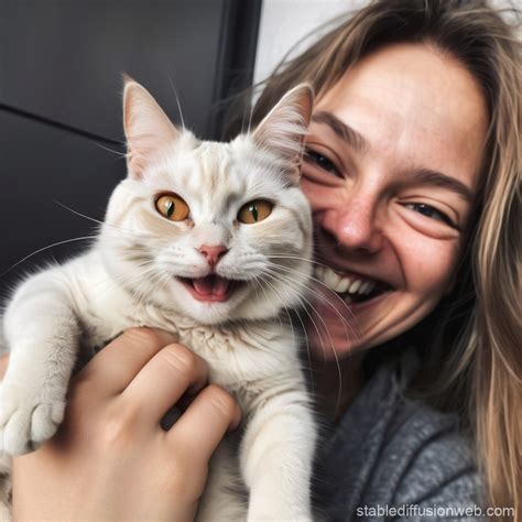 cat with human face Prompts | Stable Diffusion Online