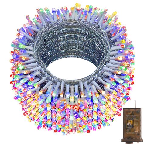 KNONEW 403ft 1000 LED String Lights Outdoor Christmas Lights 8 Modes ...