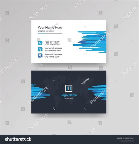 Software Business Cards Clean Design 的图像结果