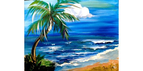 Tropical Dream - Paint and Sip in New Braunfels | Classpop!™, Painting ...