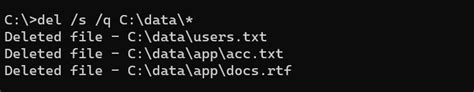 Rezultat imagine pentru Delete Files Using Cmd
