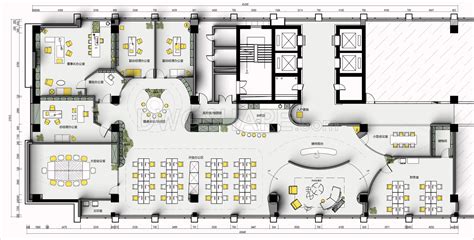 16. CAD Floor Plan of Office Layout for a 696m2 Company in 2025 ...