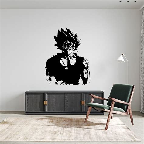 CVANU Anime Character Transparent Vinyl Self-Adhesive Sticker for Wall ...