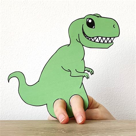 Dinosaur Finger Puppets Printable Free at Patricia Henderson blog