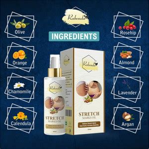 RABENDA stretch mark removal oil men under arms stretch mark (100 ml ...