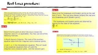 Examples of Root Locus Design Method in Control System 的图像结果