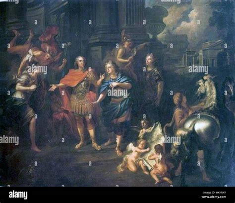 This artwork likely depicts Augustus II (August the Strong) and ...