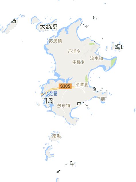 平潭县高清电子地图