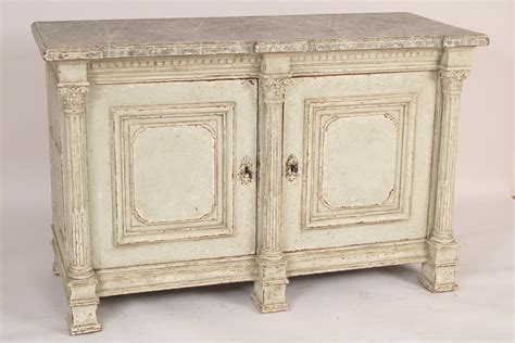 Antique Empire Painted Buffet For Sale at 1stDibs