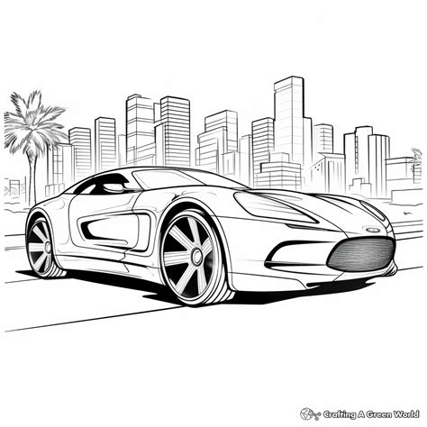 Car For Adults Coloring Pages - Free & Printable!