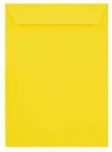 RetailPick 12” x 10” Yellow A4 Size Business Envelopes 50 Envelopes ...
