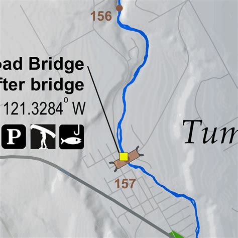 Deschutes Paddle Trail: Tumalo State Park to Cline Falls State Park map ...