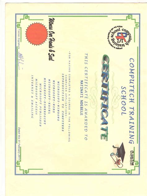 Computer Certificate Programs 的图像结果