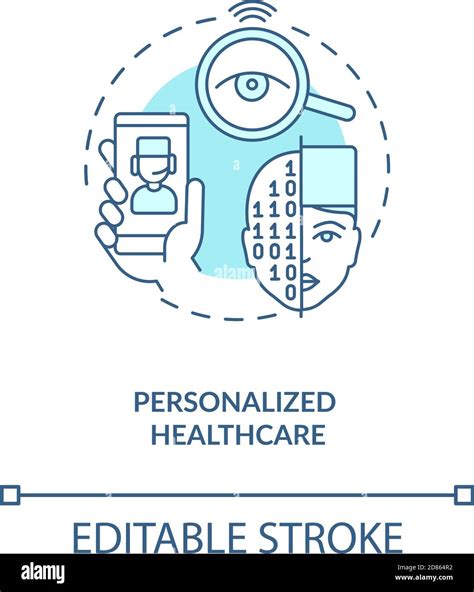 Personalized healthcare concept icon Stock Vector Image & Art - Alamy