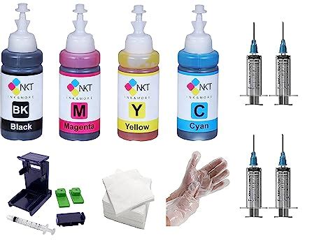 NKT Refill Kit for Canon Ink Cartridges - PG-47 CL-57S CL-57S - 55 CL ...
