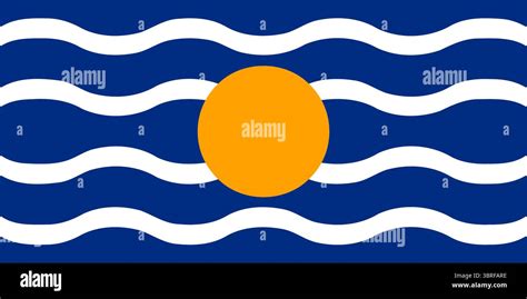 Historic Flag of the West Indies Federation (1958-1962), blue field ...